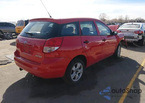 2003 Toyota Matrix Standard z USA, uszkodzony, nr VIN 2T1LR32E23C092672